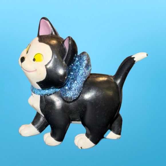 Disney Pinocchio FIGARO CAT Glitter Bow Minnie Bowtoons Bowtique 1.5" A30 - Picture 6 of 8